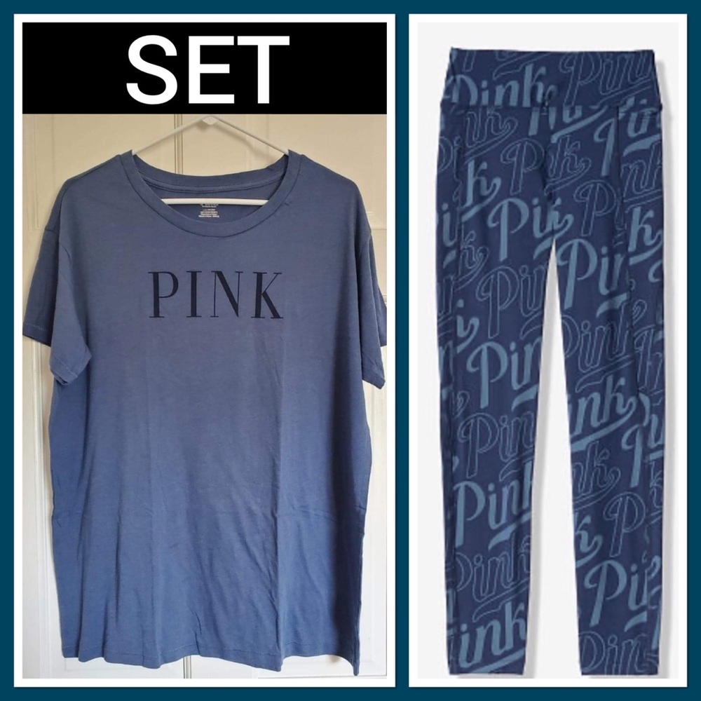 NWT VS PINK OLD SCHOOL BLUE SET